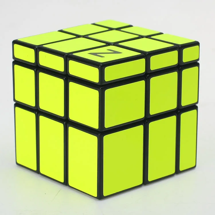 Новинка, зеркальный кубик Z, головоломка 3x3x3, много ярких цветов, закручивающаяся головоломка, Cubo Magico, развивающие игрушки для взрослых детей - Цвет: yellow