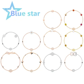 

Swarovskis bracelet original1:1exquisite Crystal Bracelet Women's Classic Series Bracelets Suitable for Party Weddings