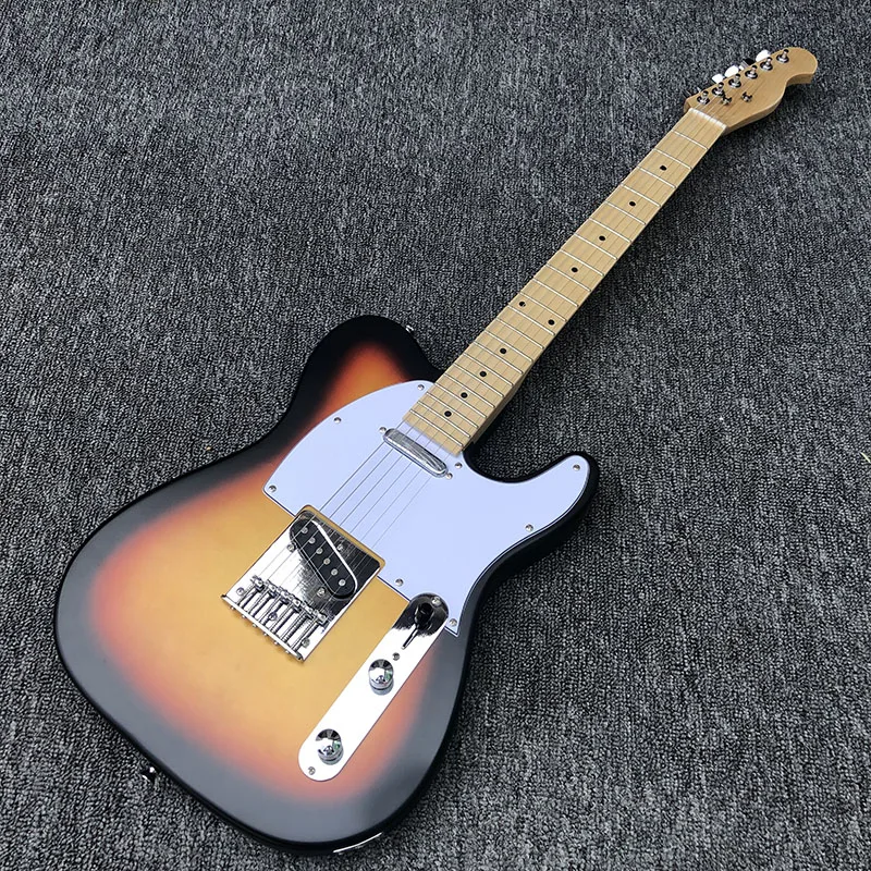 

High quality TL style electric guitar,Maple fingerboard with 3 ts matte paint,free shipping!