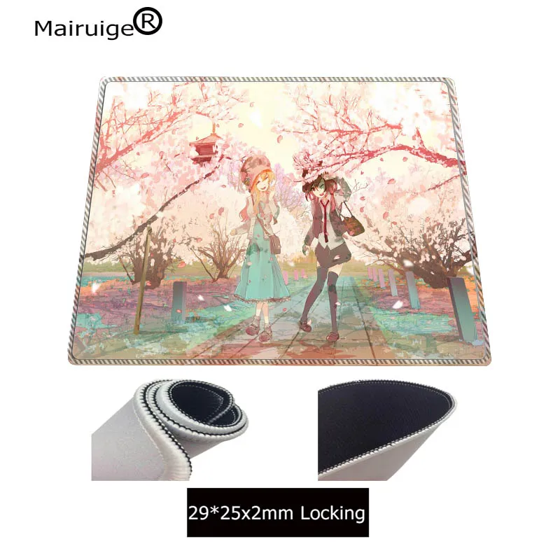  Japan Anime Girl Large Gaming Mouse Pad Gamer Lock Edge Keyboard Mouse Mat Gaming Mousepad for CS G