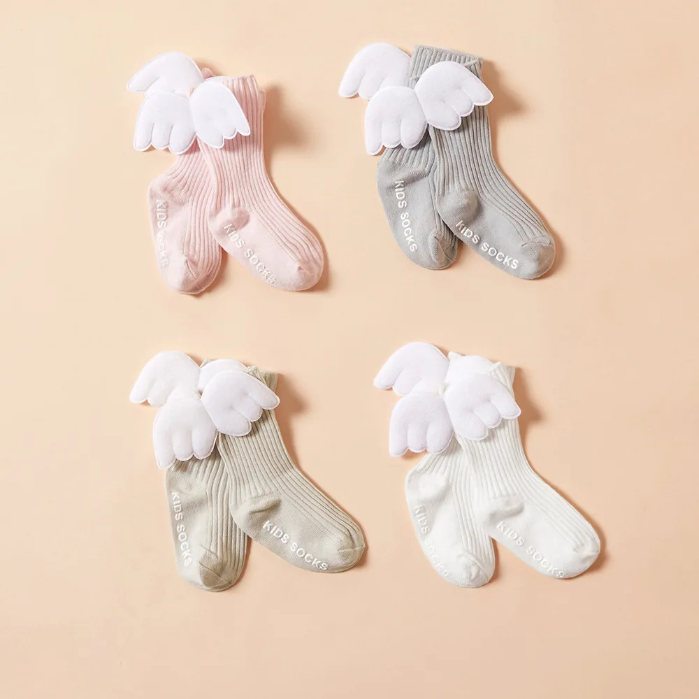 

New Style CHILDREN'S Socks Angel Wings Socks Babies' Socks Infant Socks Relent Baby Children's Socks