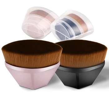 

2PCS Foundation Makeup Brush Liquid Powder Makeup Foundation Brush for Blending Liquid, Cream with Storage Box