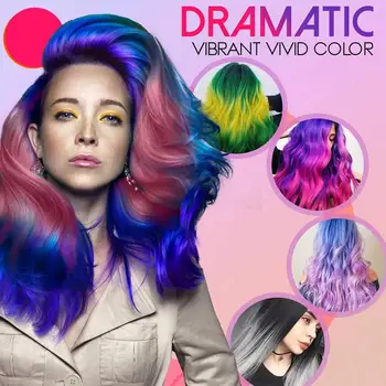 

Grey Purple Green Blue Disposable Hair Dye Cream, Hair Color Changed By Temerature, Dye Cream For Hair Styling Tools