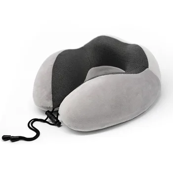 

Nap U Shaped Memory Foam Neck Pillow Soft Slow Rebound Space Travel Pillow Solid Neck Cervical Healthcare Pillows