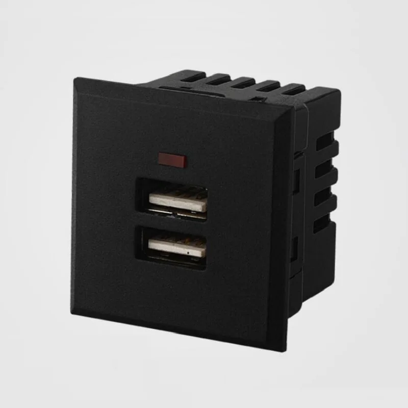 Универсальная настольная розетка с двумя USB портами 2 1 А|Электрические вилки| |