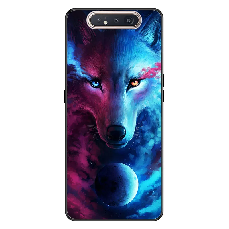 Geruide 6,7 дюймов чехол для samsung A80 чехол, закаленное стекло чехол cubierta para Для samsung Galaxy A80 A 80 A805F A90 чехол
