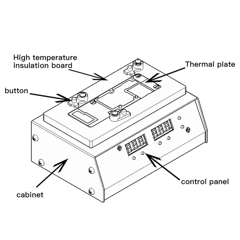 Kaisi K-303 материнская плата стратифицированная температура нагревательный стол градусов Быстрое разделение разборка платформа для iPhone X XS MAX