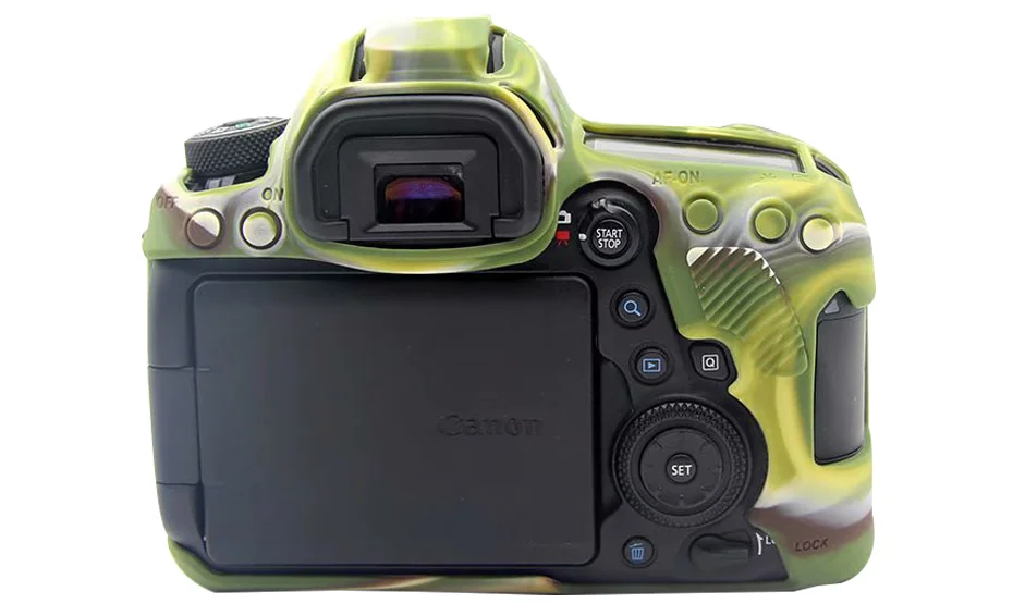 TENENELE сумки для камеры для Canon EOS 6D2 мягкий силиконовый резиновый защитный чехол для корпуса для Canon 6D Mark II 2 открывающийся аккумулятор