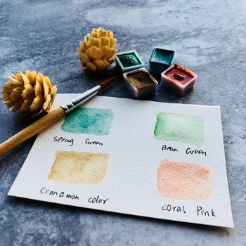 

DIY Watercolor Paint Mineral Handmade Solid Aquarela Acuarela Rare Water Color Natural Mineral Stone Aquarelle Supplies Verf