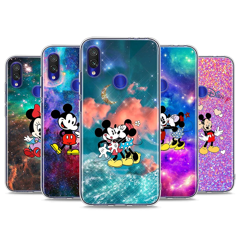 Цветной Мягкий ТПУ чехол с Микки и Минни для Xiaomi Redmi K40 Gaming K30i K30T K30S K30 Ultra K20 10X Pro 5G