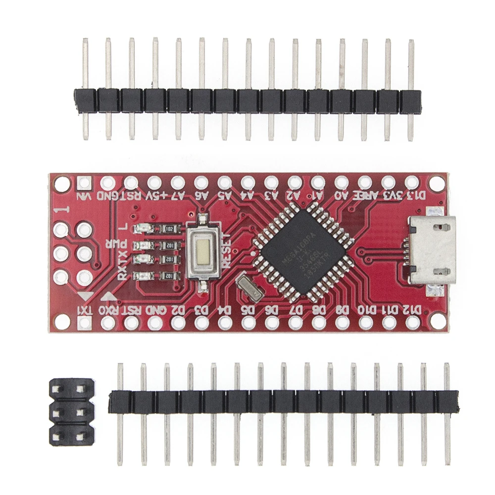 100 шт микро USB нано с Загрузчиком ATMEGA168P нано 3,0 контроллер совместимый Nano v3.0 CH340 USB драйвер 16 МГц для arduino