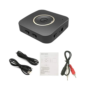 

2-In-1 Mini Bt 5.0 Wireless Transmitter Receiver Music Audio Adapter with Aptx Low Latency 3.5Mm Aux Jack for Tv Pc Home Speaker