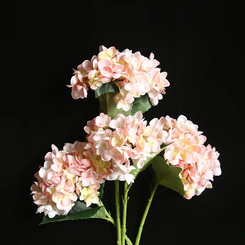 Artificial Flower Hydrangea 14 Colors Ins Home Decoration Wedding Boquet Holder Road Wall | Дом и сад