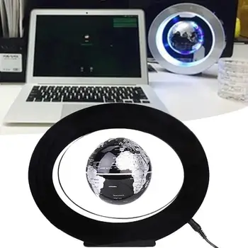 

LED Magnetic Levitation Floating Globe Lamp Decoration EU Plug 4 Inches