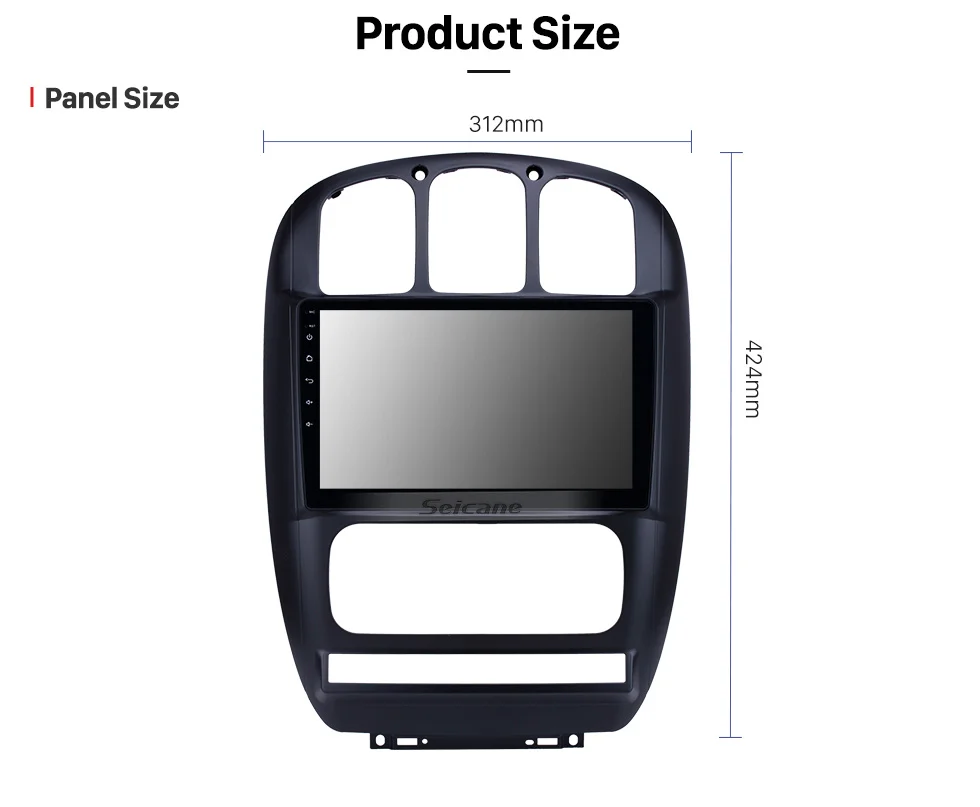 Seicane Android 9,1 10,1 дюймов Автомобильный gps Стерео Радио Блок плеер для Chrysler Пасифика 2006-2012 поддержка Carplay резервная камера DVR