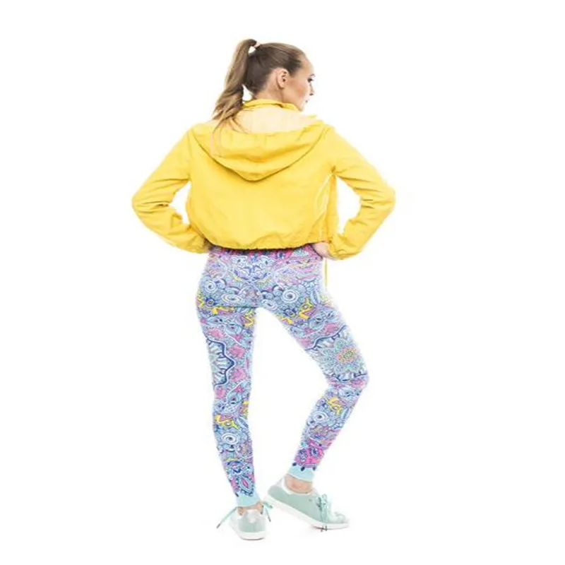 New Print Sexy Women Unique Fitness Leggings Workout Sports Running Push Up Elastic Slim Women Pants