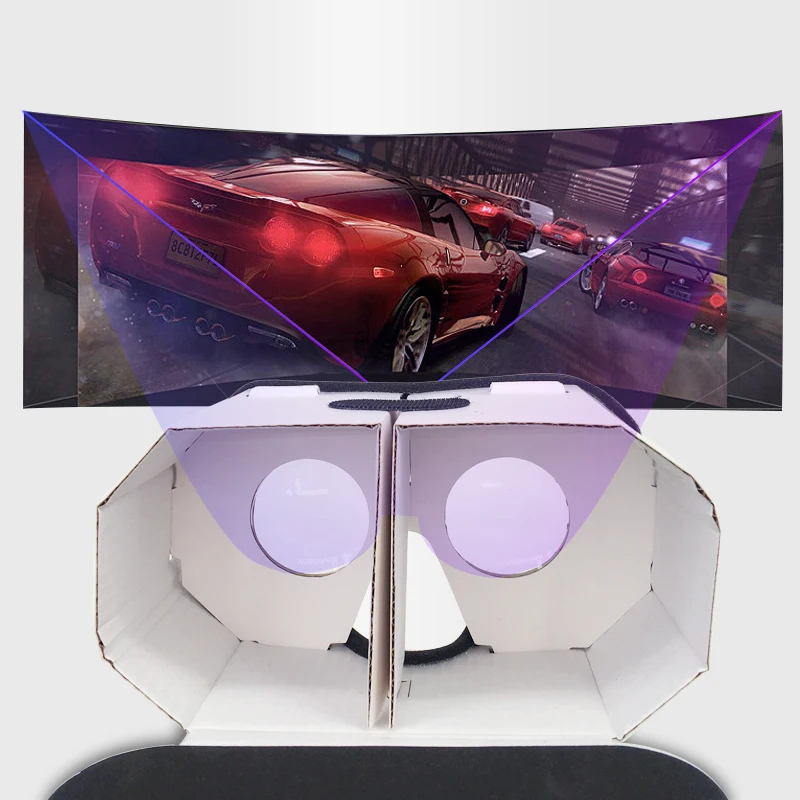 DIY Портативные Очки виртуальной реальности Google Cardboard 3D очки VR очки для смартфонов для Iphone X 7 8 VR