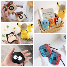 Для AirPods чехол с милым мультяшным кроликом мягкий силиконовый беспроводной Bluetooth чехол для наушников для Apple Airpods1 2 Чехол аксессуары Funda