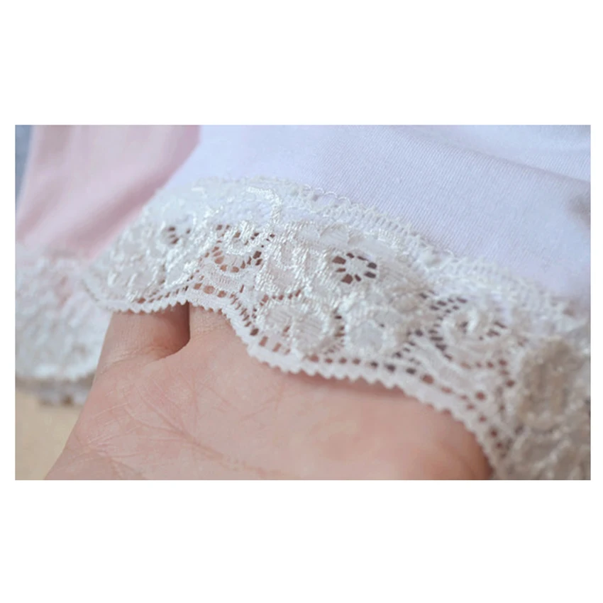 Summer children's cotton underwear lace bottoming Girls' panties super stretch safety pants Lace Border Anti Panic Panties