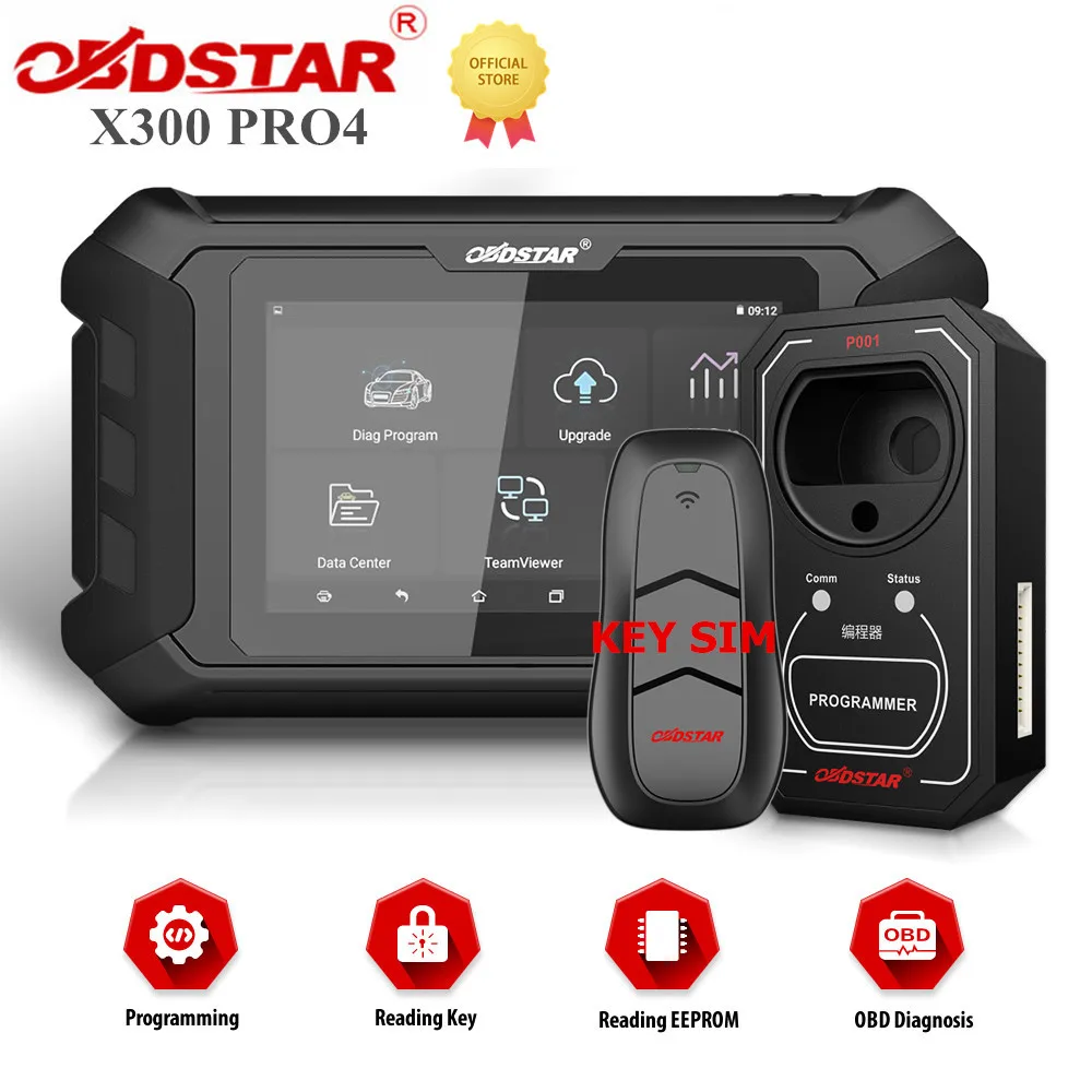 Программатор автомобильных ключей OBDSTAR X300 Pro4 Pro 4 кнопки Master 5 версия IMMO для