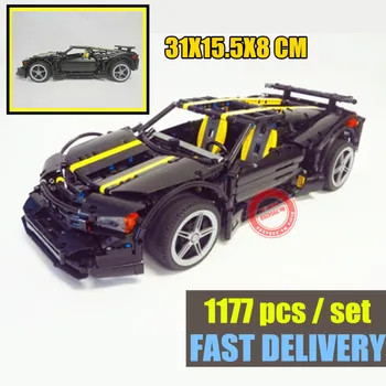 

New 1177Pcs MOC Technic Racing Car Balisong Supercar Fit Technic Set Building Blocks Bricks Toys Model Gift