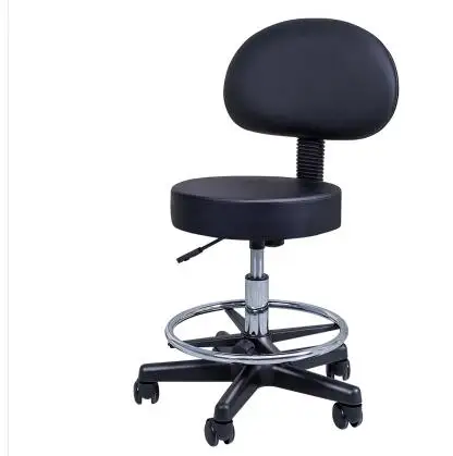 Rotary lift chair beauty salon operation office round stool barber shop pulley big work chair beauty stool