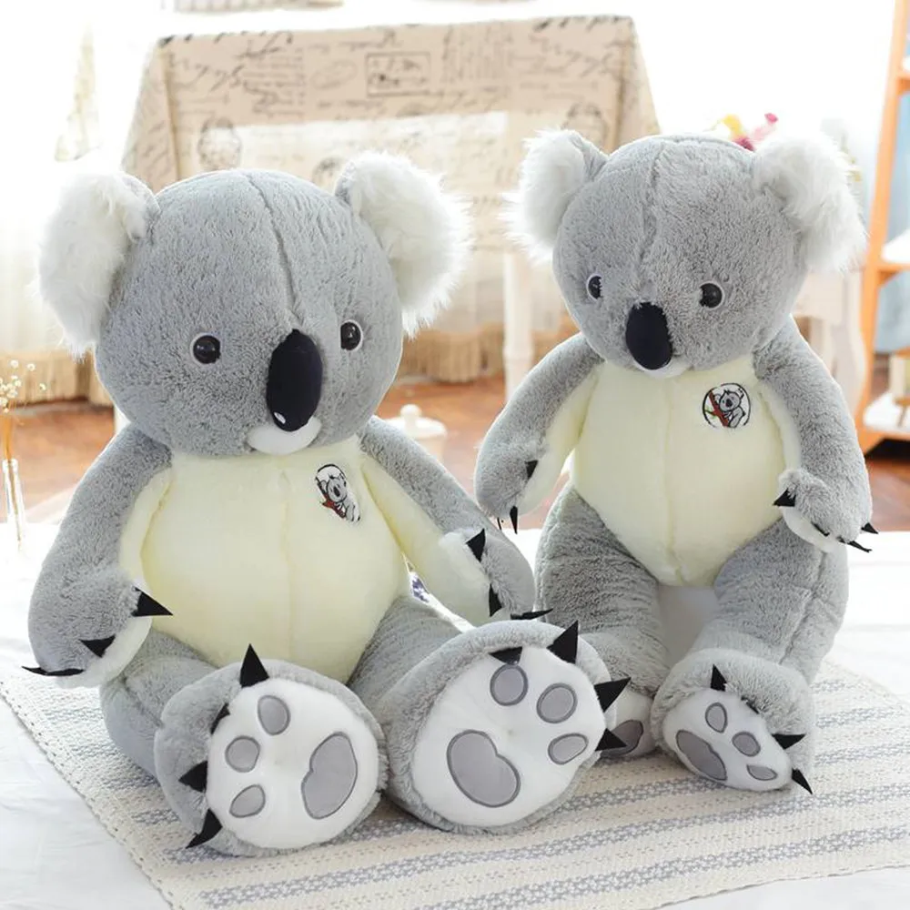 1 шт. 80 см/100 см Koala плюшевые игрушки для детей подарок животное коала мягкая плюшевая милая игрушка коала лучший подарок на день рождения для детей