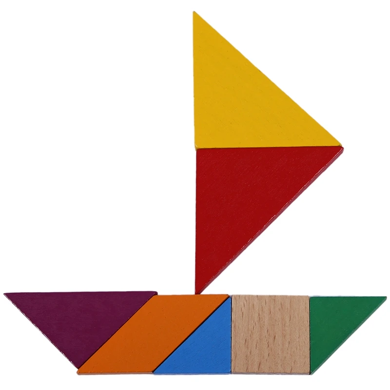 Tangram детская головоломка квадратная головоломка строительные блоки Топ От 5 до 6 лет детского сада ребенка раннего образования когнитивные мальчиков и г