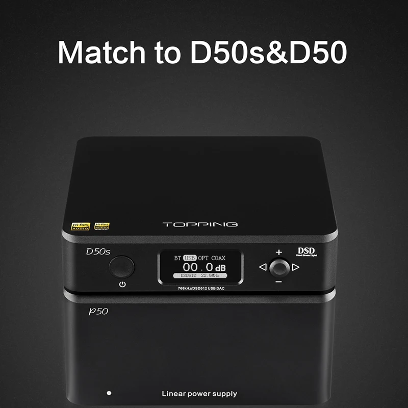 TOPPING P50 Linear Power Supply Made for D50S A50