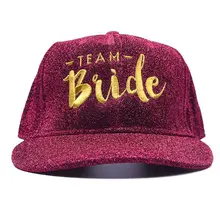 Женская свадебная блестящая бейсбольная кепка для душа с золотыми буквами, вышитые принадлежности для вечеринки-девичника, бейсболка