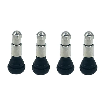 

4pcs Special Designed TR413 Valve Core Tyre Accessories with Hex Round Caps for Tubeless Tire Repair