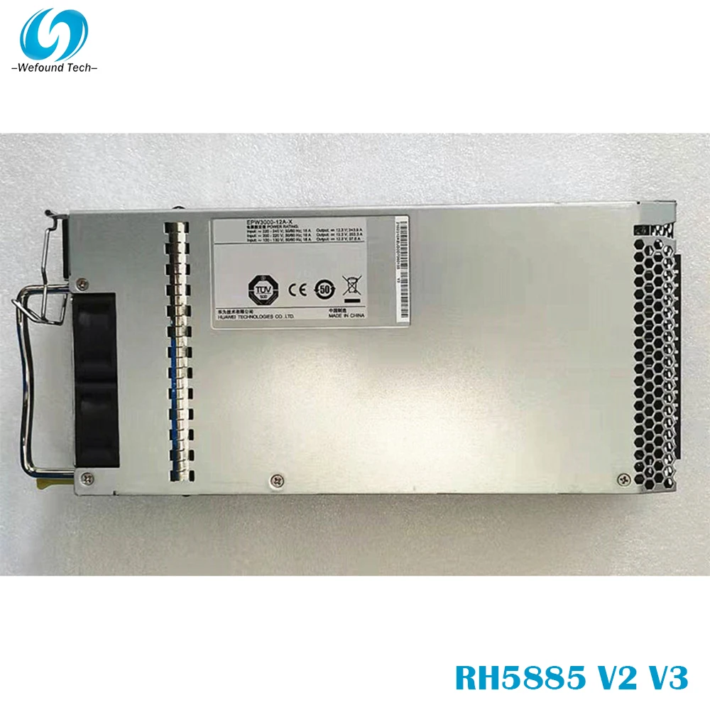 

100% Test For Server Power Supply For HUAWEI RH5885 V2 V3 EPW3000-12A-X 02310KEU 02310LKL Work Good