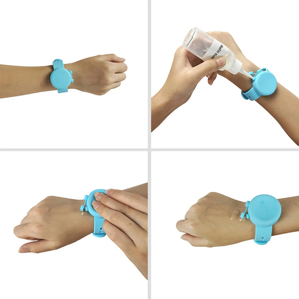 Новый дизайн унисекс 1 шт твердый взрослый ребенок жидкий Браслет Ручной