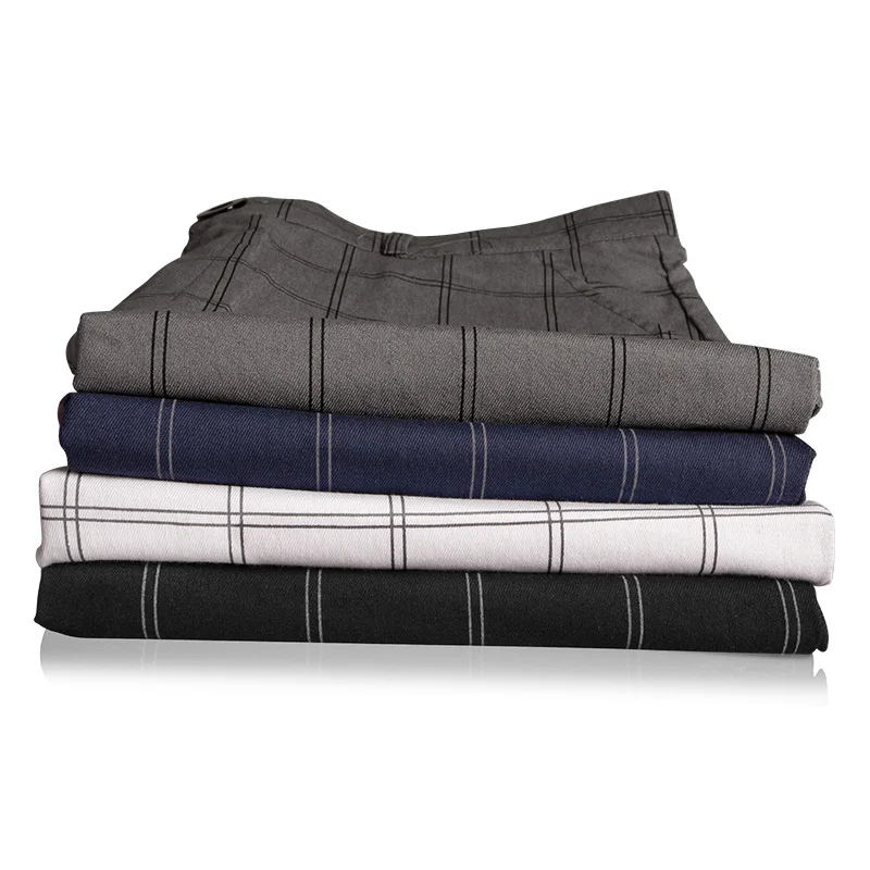 Men Clothing Hot Work Stretch Pants Spring Autumn New Fashion Grey Blue Multicolor Casual Trousers Pencil Pants For Men Business 6