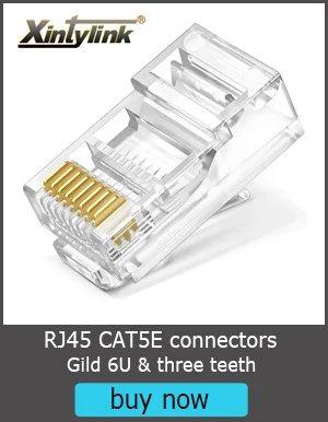 xintylink RJ45 crimping tool pliers network crimper stripper cutter ethernet clip clamp tongs cut RG45 cat6 cat5e cat5 RJ11 RJ12 wire line tester