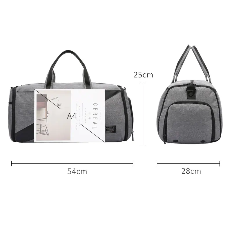 Restas Mannen Pak Duffle Reis Handtas BAGGAGE Tas Waterdichte бизнес грот Мультифункциональный Draagbare Reizen Opslag Schouderta