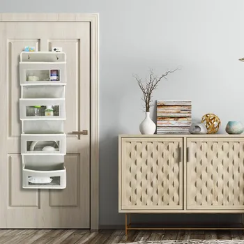 

1pc 4 Layers Hanging Storage Bag Closet Organizer Wardrobe Organizer Clothes Door Storage Pocket Shoes Hanging Closet Organizer