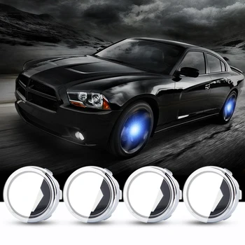 

Hub Cap Light Lamp 4PCS Car Floating Illumination Wheel Center Caps LED Light Cover Lighting Energy Flash For Renault 60/56/54m