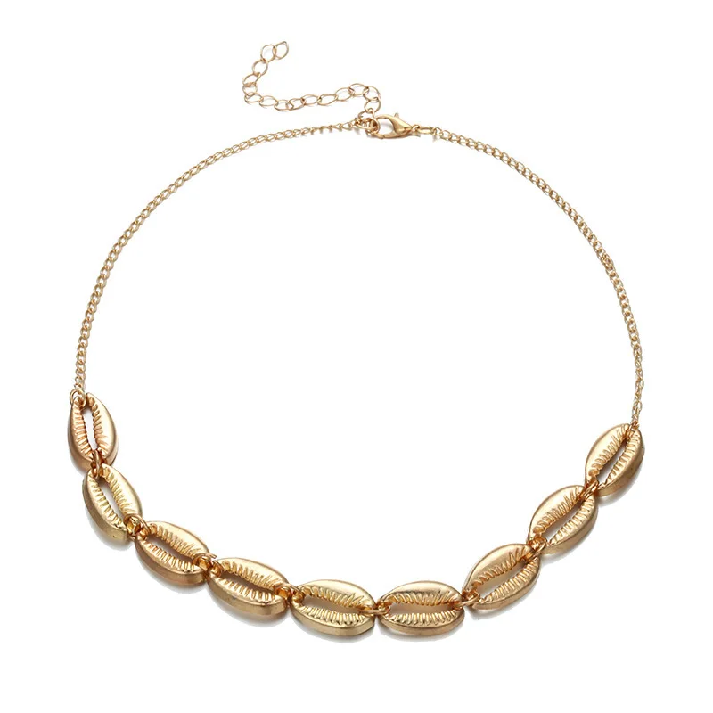 

2021 Shell Necklace Collares New Women Schelpen Ketting Naszyjnik Muszelki Collier Coquillage Seashell Necklaces Collar Concha