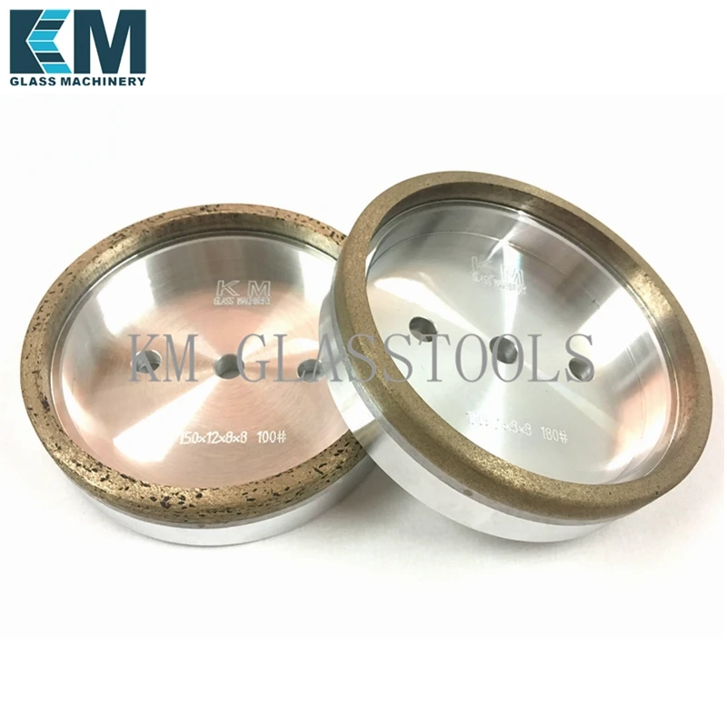 Diamond Cup Wheel S1-CC2 150xd-8x8mm for Glass Straight line edging Double edging machine Customizable abrasive wheel grinding wheel