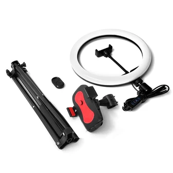 

12 Inch Dimmable LED Studio Camera Ring Light Photo Phone Video Light Lamp with Tripod Selfie Stick Ring Fill Light