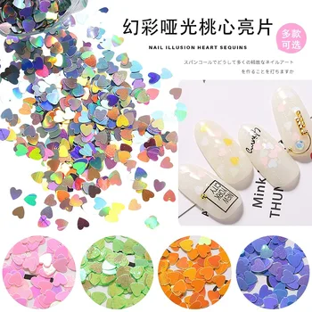

12-Color Boxed Manicure Sequin Shimmering Powder Hexagonal Sequins Hollow out Heart Shape Snowflake
