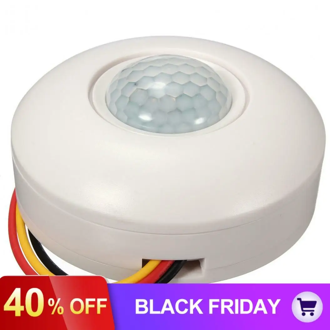 Universal PIR Motion Sensor Detector Light Switch Ceiling