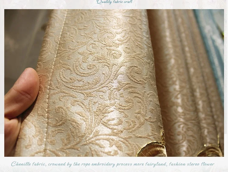 Curtain Cloth Новая китайская занавеска для гостиной, вышитая занавеска для спальни, вышивальная нитка, сделанная на заказ - Цвет: Curtain Cloth