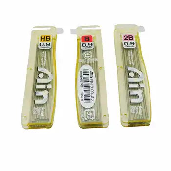 

Pentel C259 Ain Hi-Polymer 0.9 mm refill leads for mechanical pencil super hard pencil refills Japan HB ,2B
