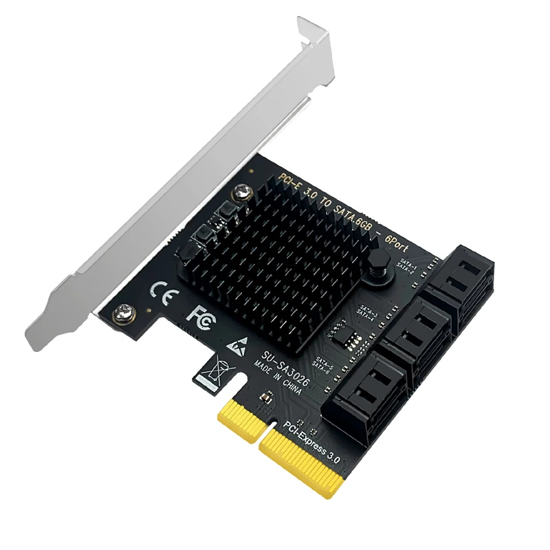 para sata iii, placa adaptadora de expansão pci-e riser para pc