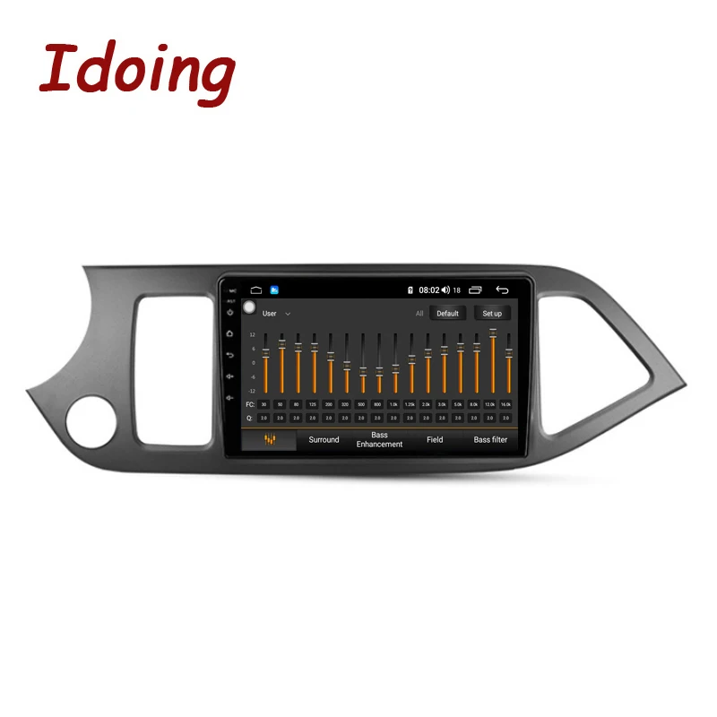 Idoing " 2.5D Автомобильный Радио Видео плеер для Kia Picanto Morning 2011- навигация gps Android 8,1 аксессуары седан No 2 din DVD