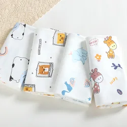 Envoltura bonita para bebé, ropa de cama, suave y fina, mantas tejidas de algodón estampadas, toallas de baño para recién nacidos