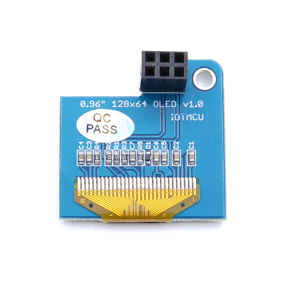 10 шт. PiOLED-128x64 0,96 дюймовый OLED дисплей модуль для Raspberry Pi