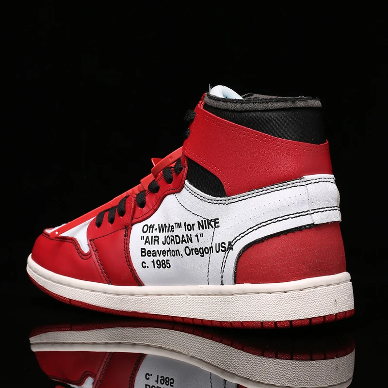 Ow зимние Off White Air унисекс Baskeball Jordan и барсуком; Для женщин Для мужчин Force 1/один большой Размеры Спорт на открытом воздухе с шарами;